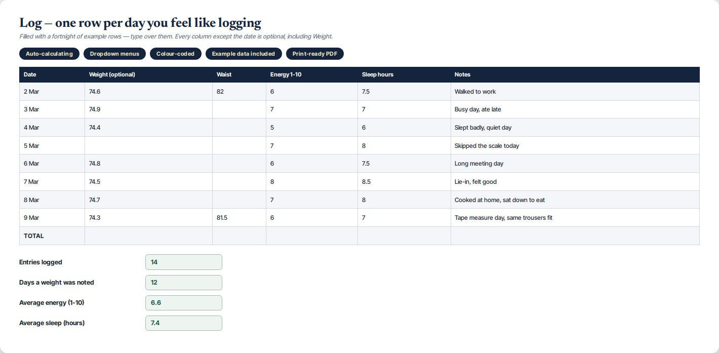 Weight Loss & Fitness Tracker — preview 2