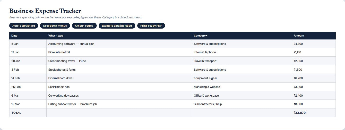 Freelancer Finance Planner — preview 2
