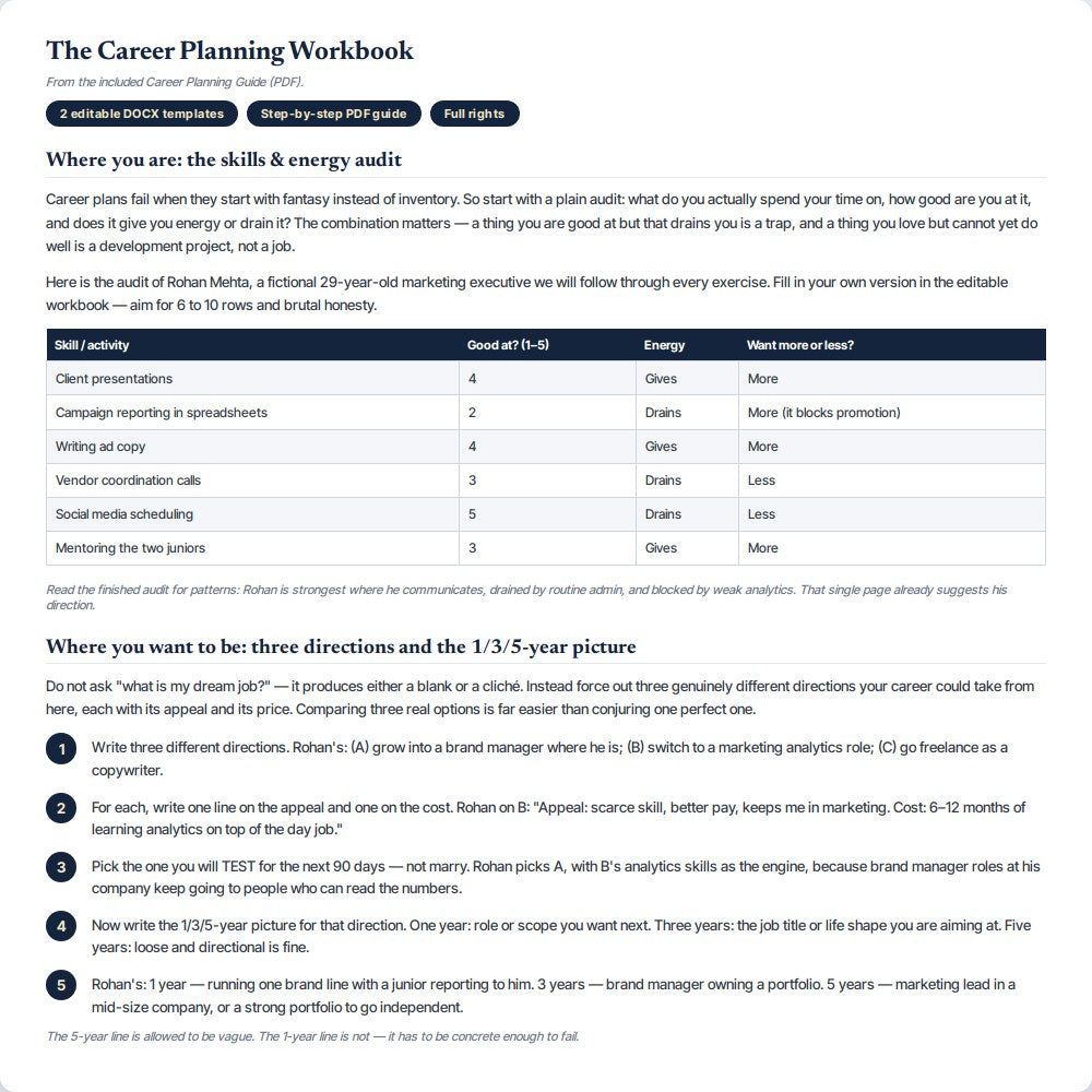 Career Planning Workbook — preview 2