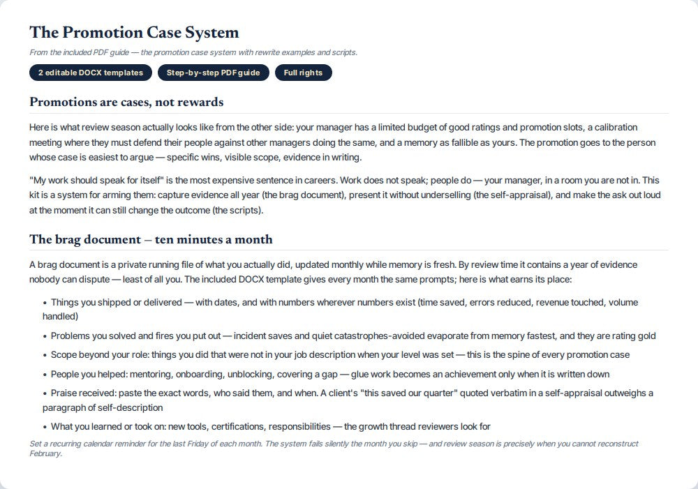 Performance Review & Promotion Kit — preview 2