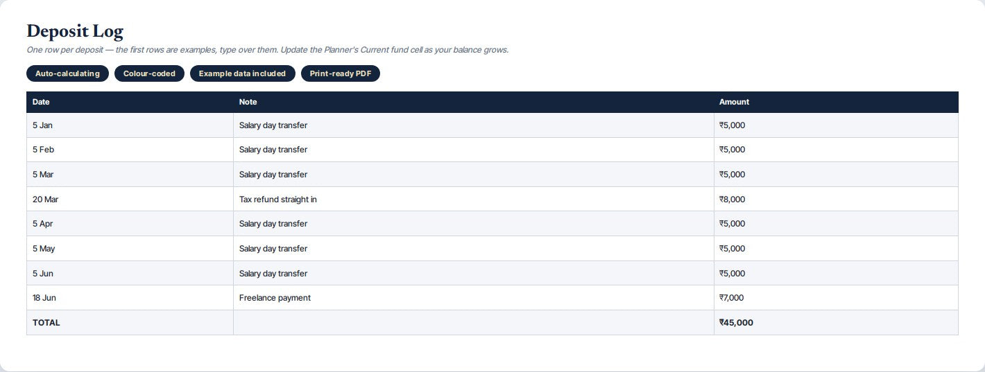 Emergency Fund Planner — preview 3