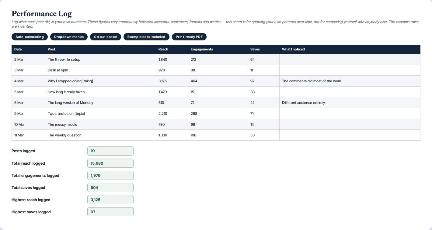 Social Media Content Calendar & Playbook — preview 3