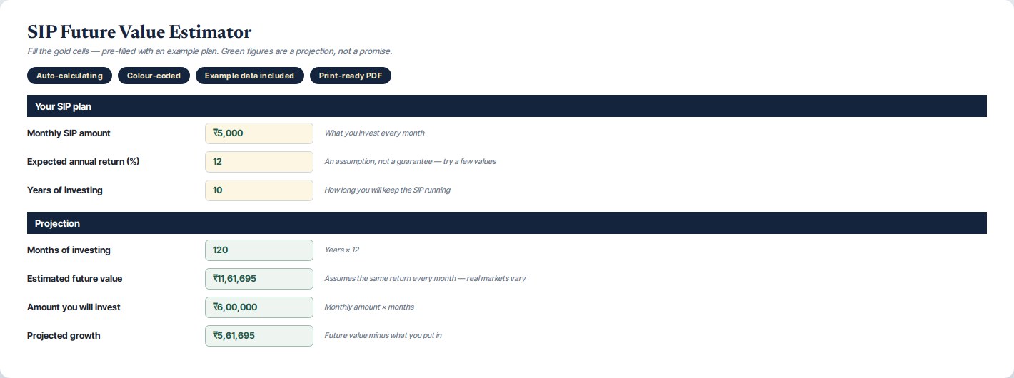 SIP Investment Tracker — preview 3