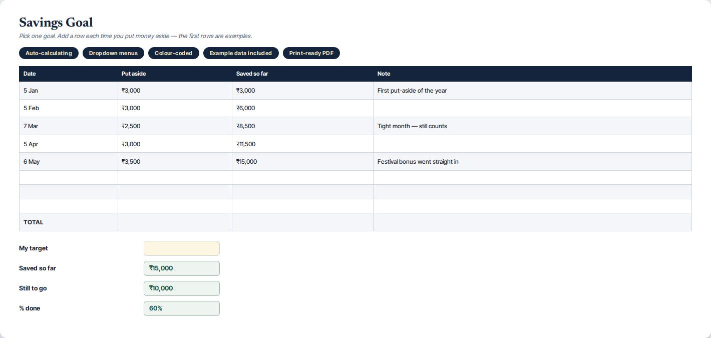 Personal Finance Workbook for Beginners — preview 3