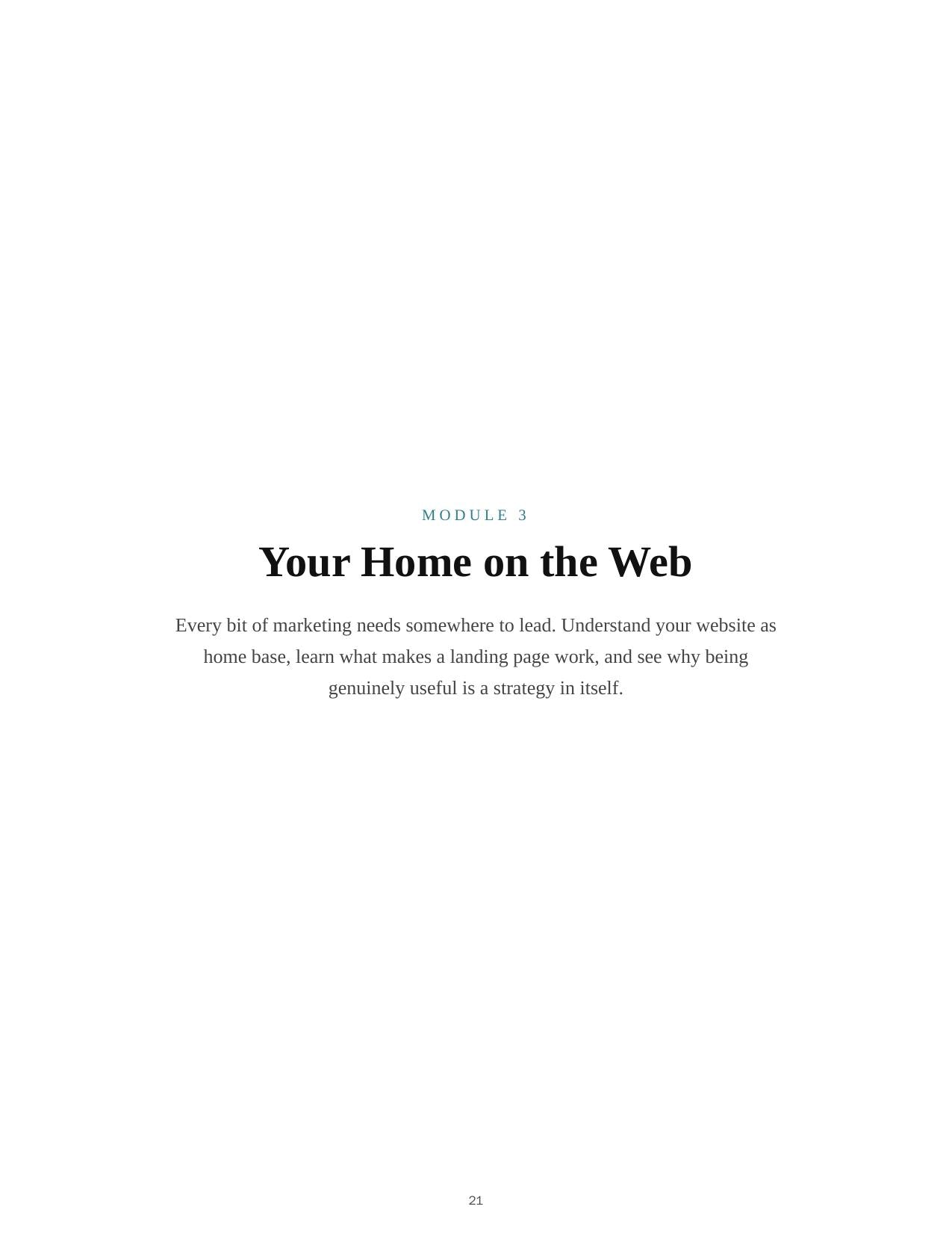 Digital Marketing for Beginners — course script