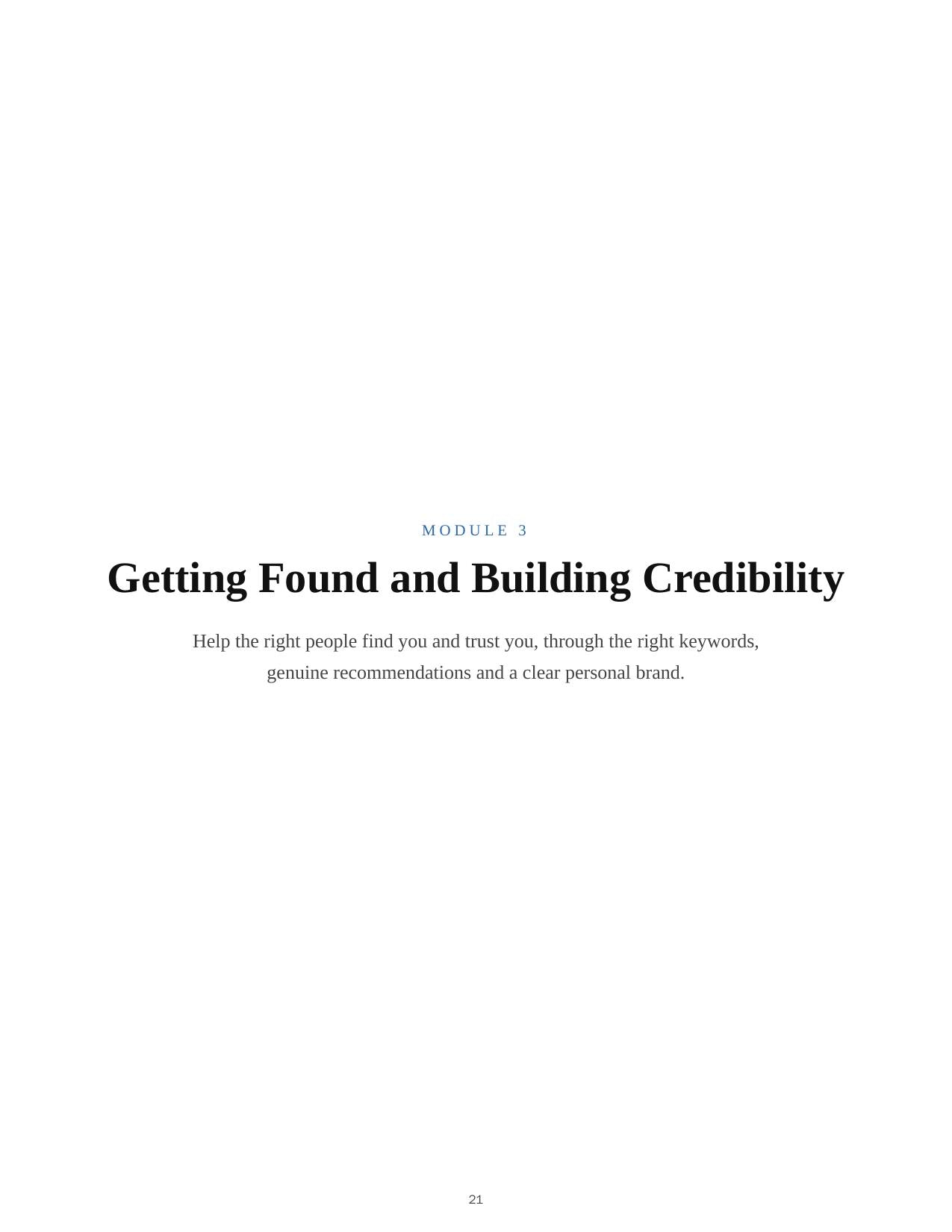 LinkedIn for Job Seekers — course script