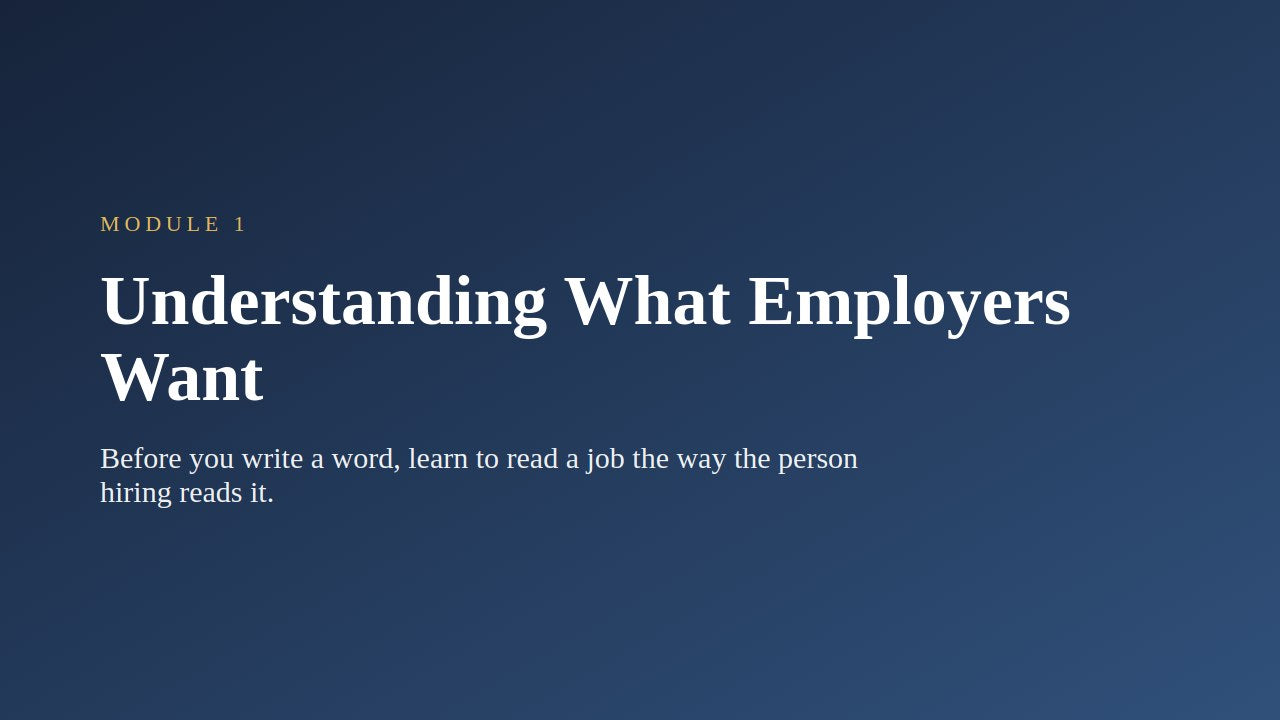 Resume & Interview Preparation — slide 2