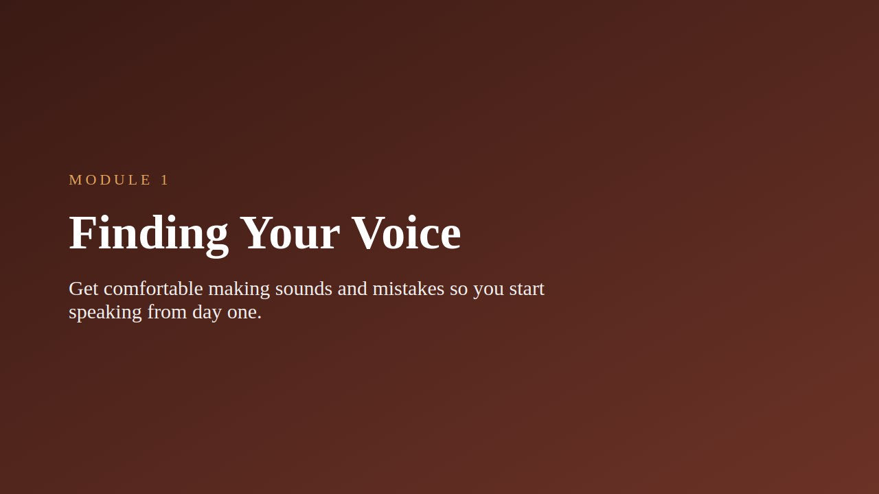 Spoken English for Beginners — slide 2