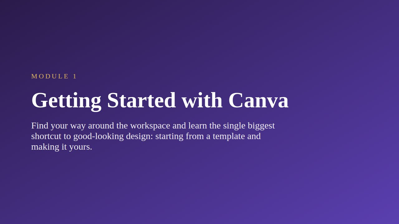 Canva for Beginners — slide 2