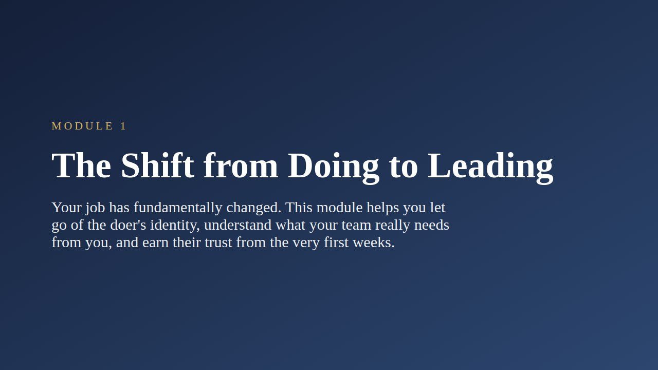 Leadership Skills for New Managers — slide 2