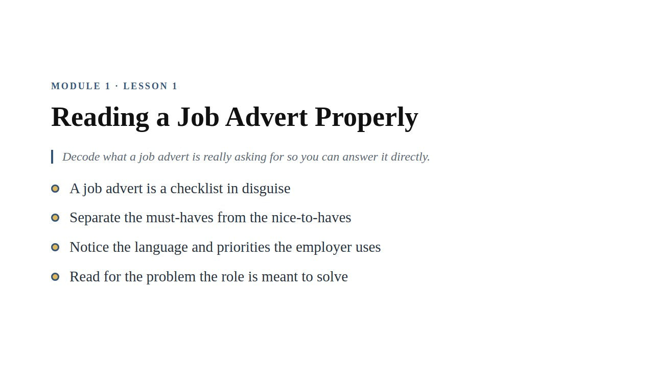 Resume & Interview Preparation — slide 3